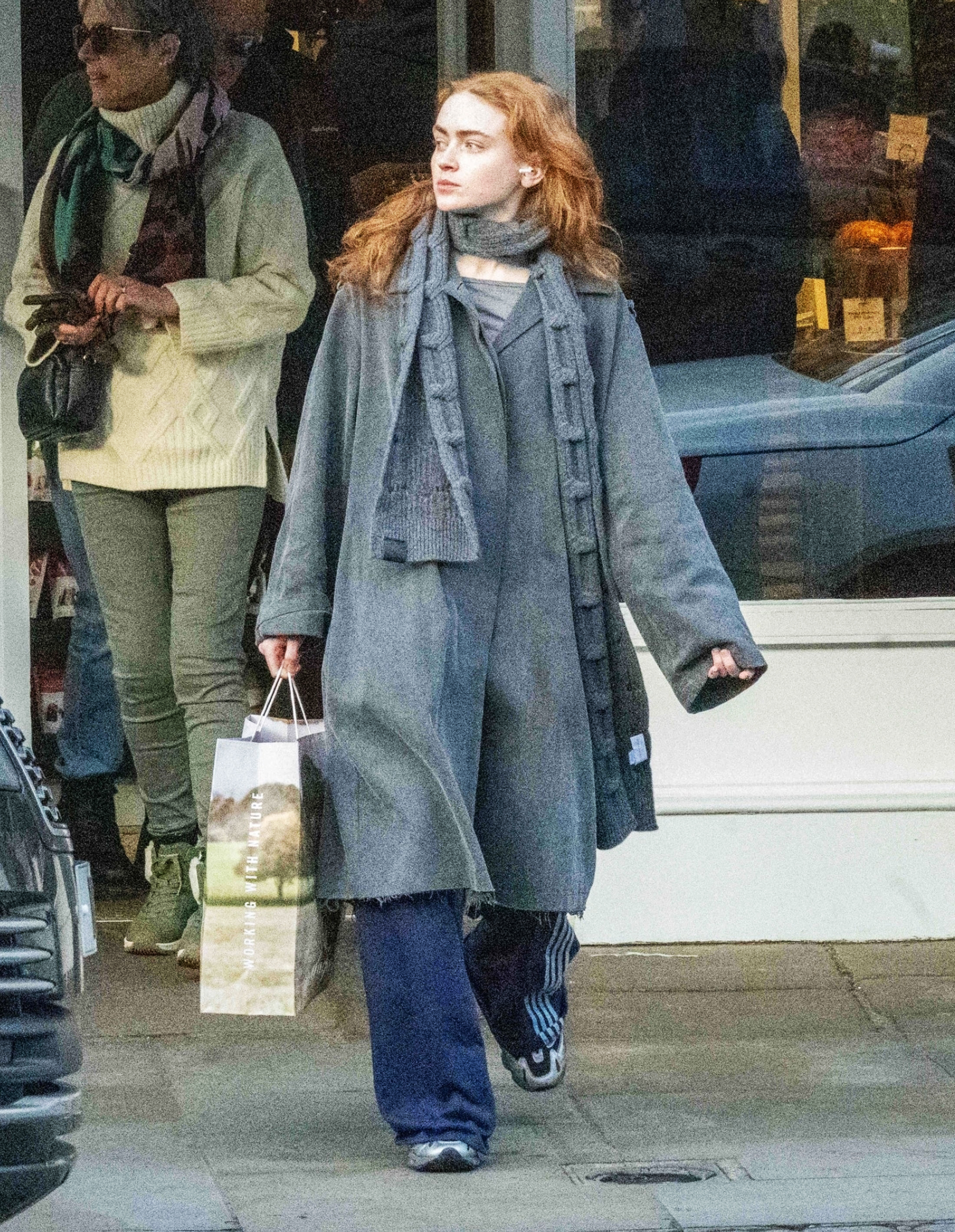 Sadie Sink Track Pants Street Style