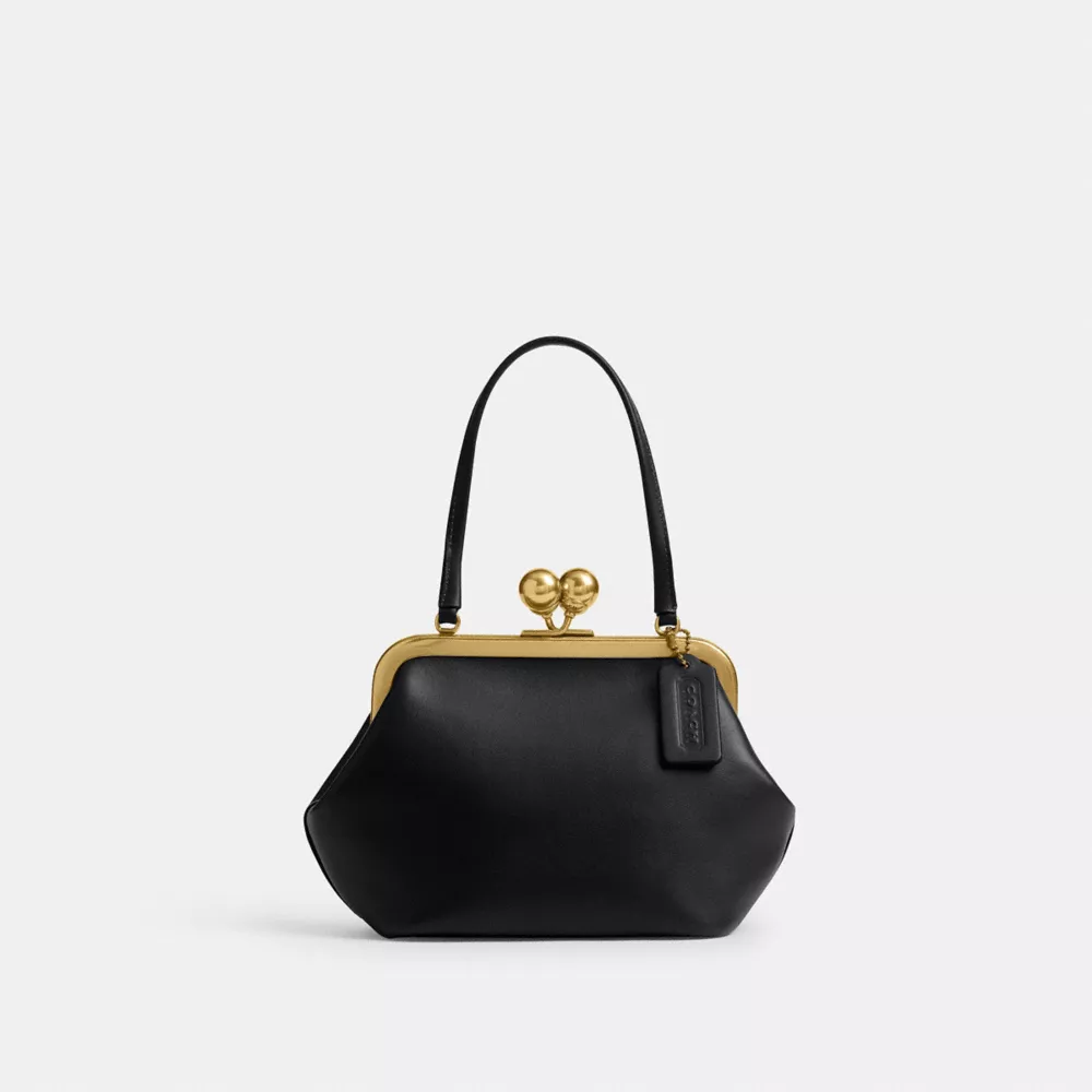 Kisslock Frame Bag 16 in Crystal Signature Jacquard