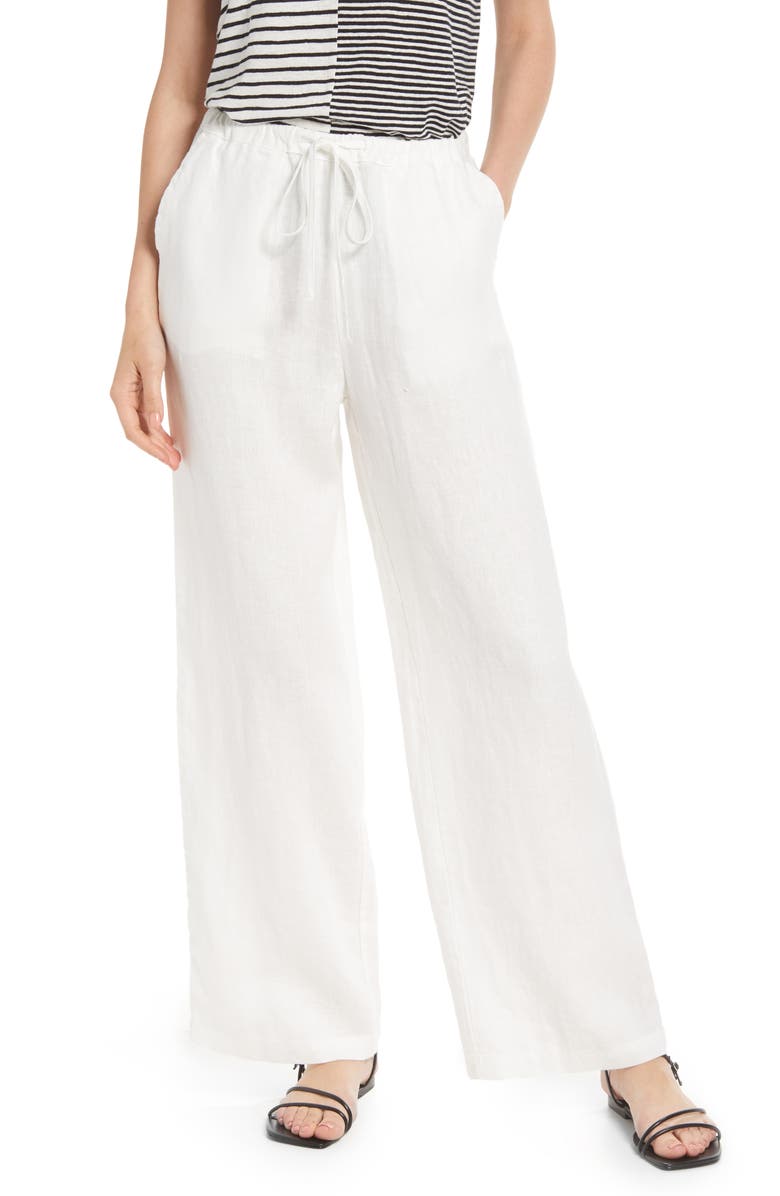 Emmie Drawstring Linen Pants