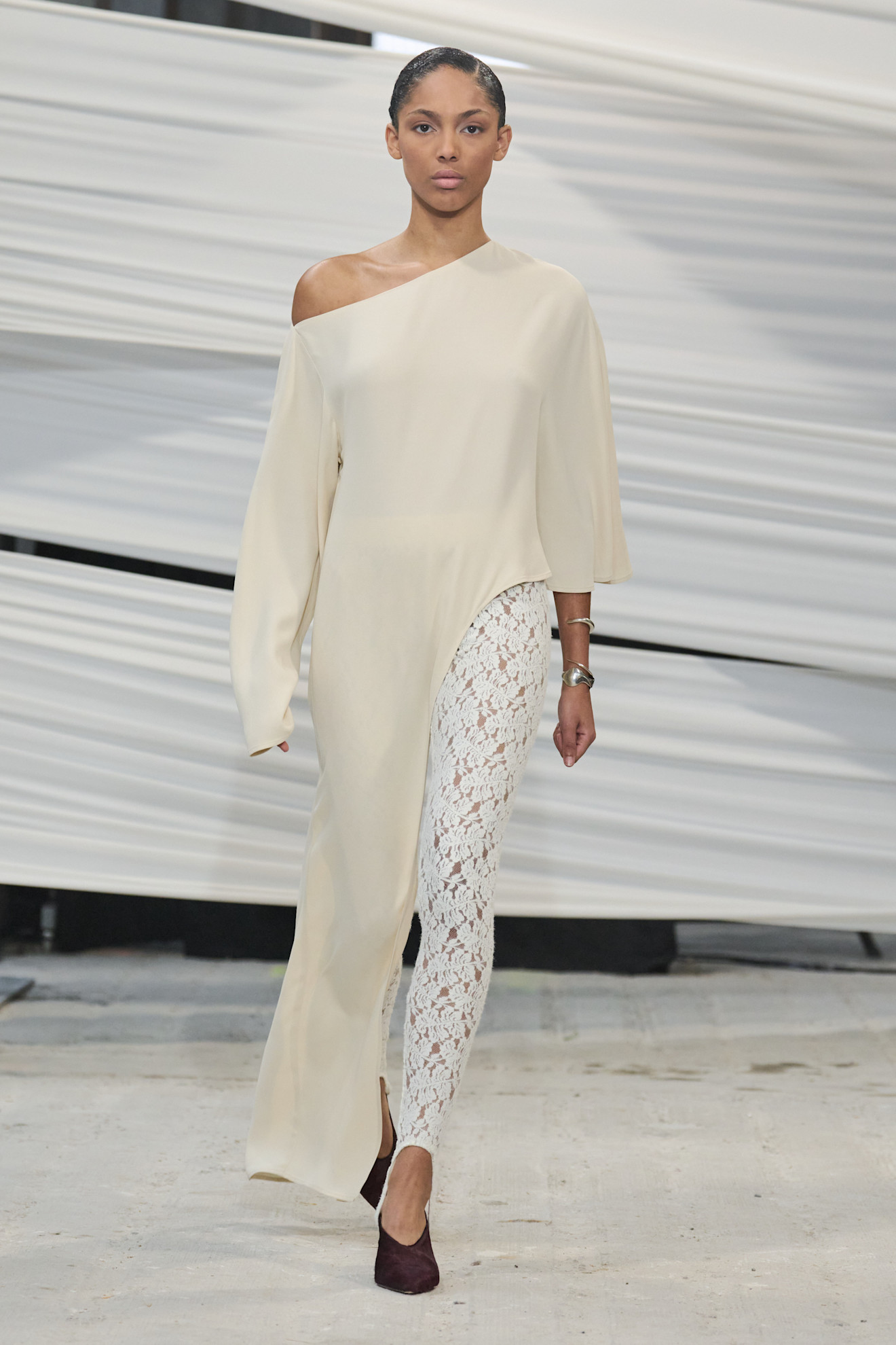 Photo of model on runway at Copenhagen Fashion Week Fall Winter 2026.