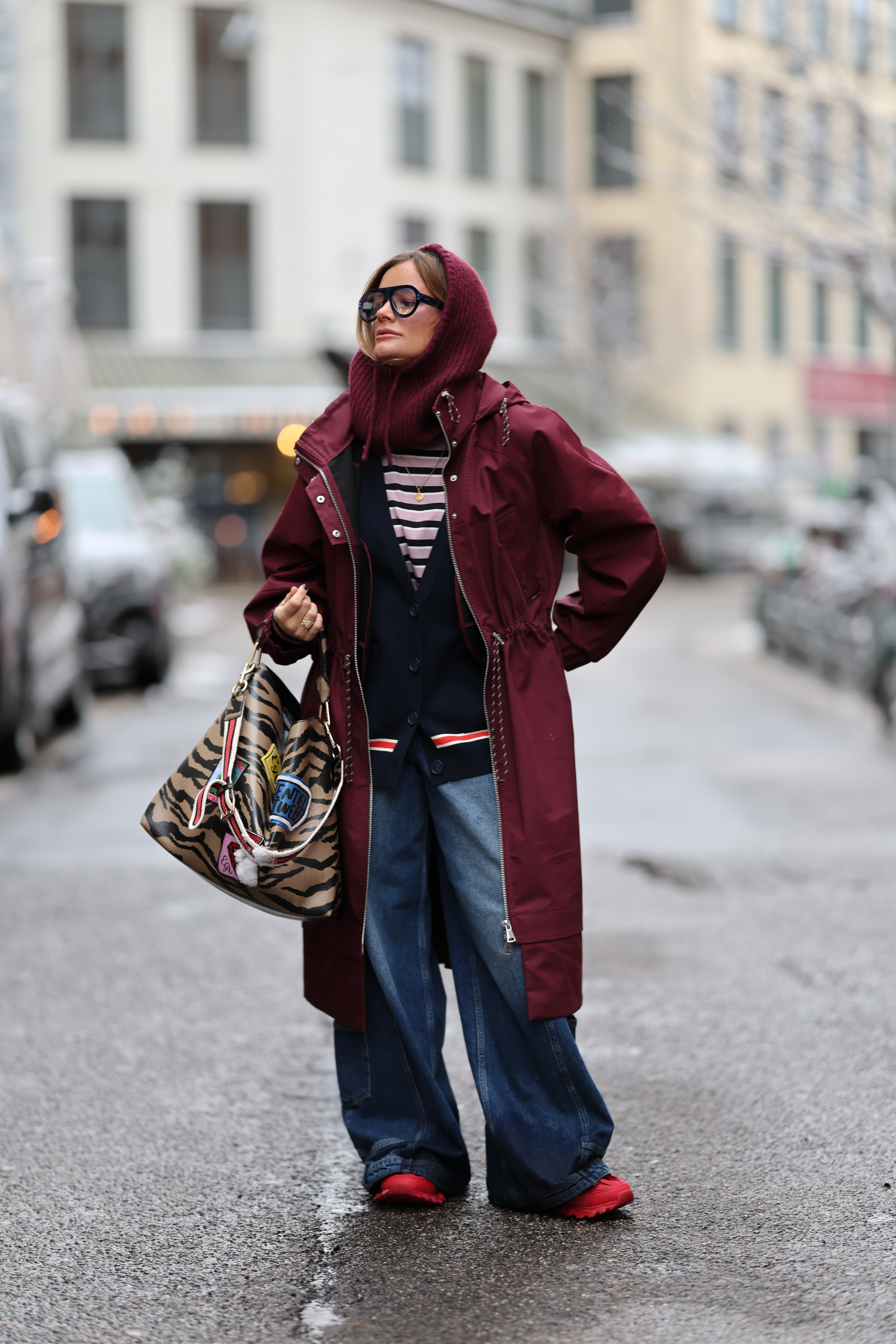 Raincoat Street Style