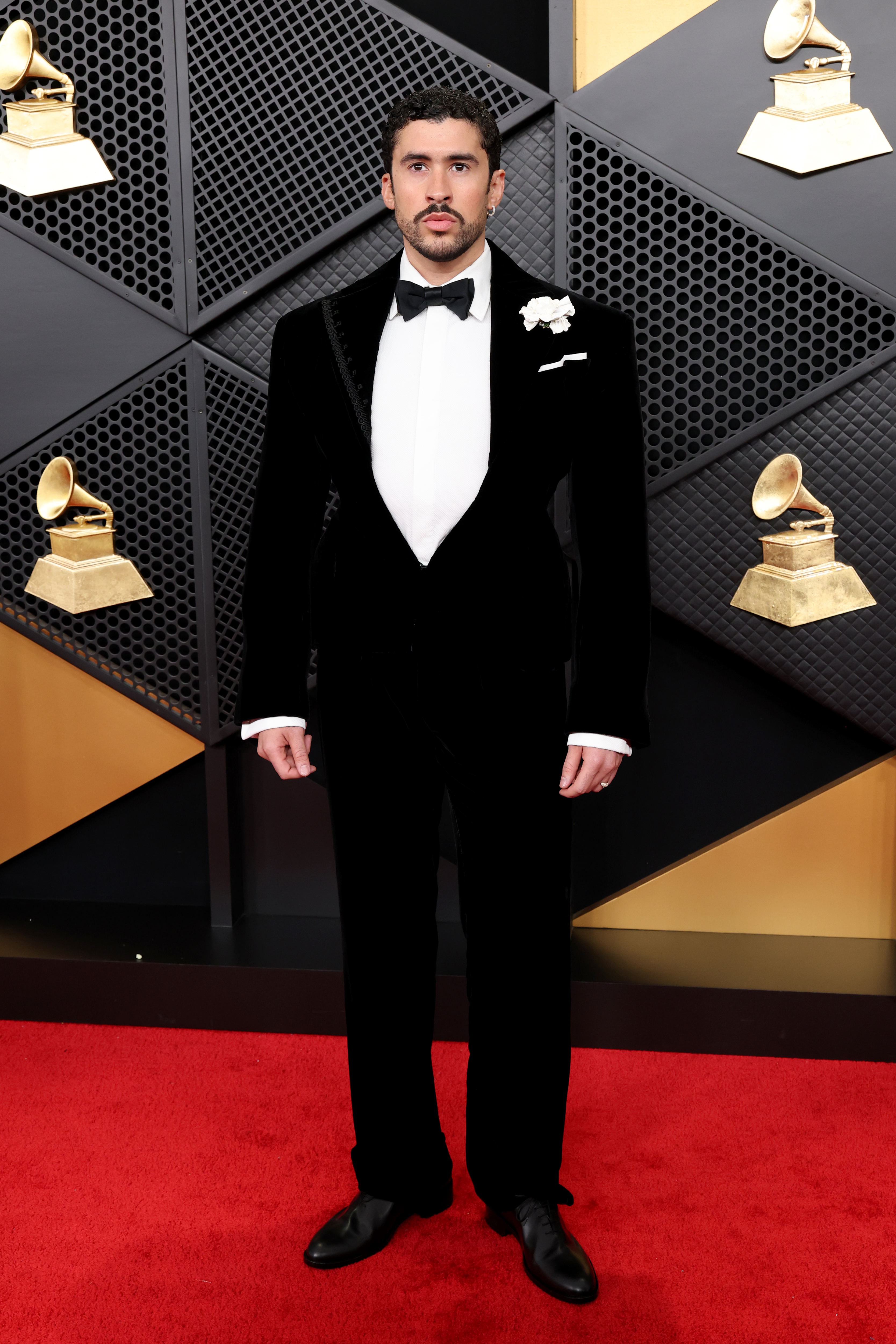 Bad Bunny Grammys 2026 red carpet