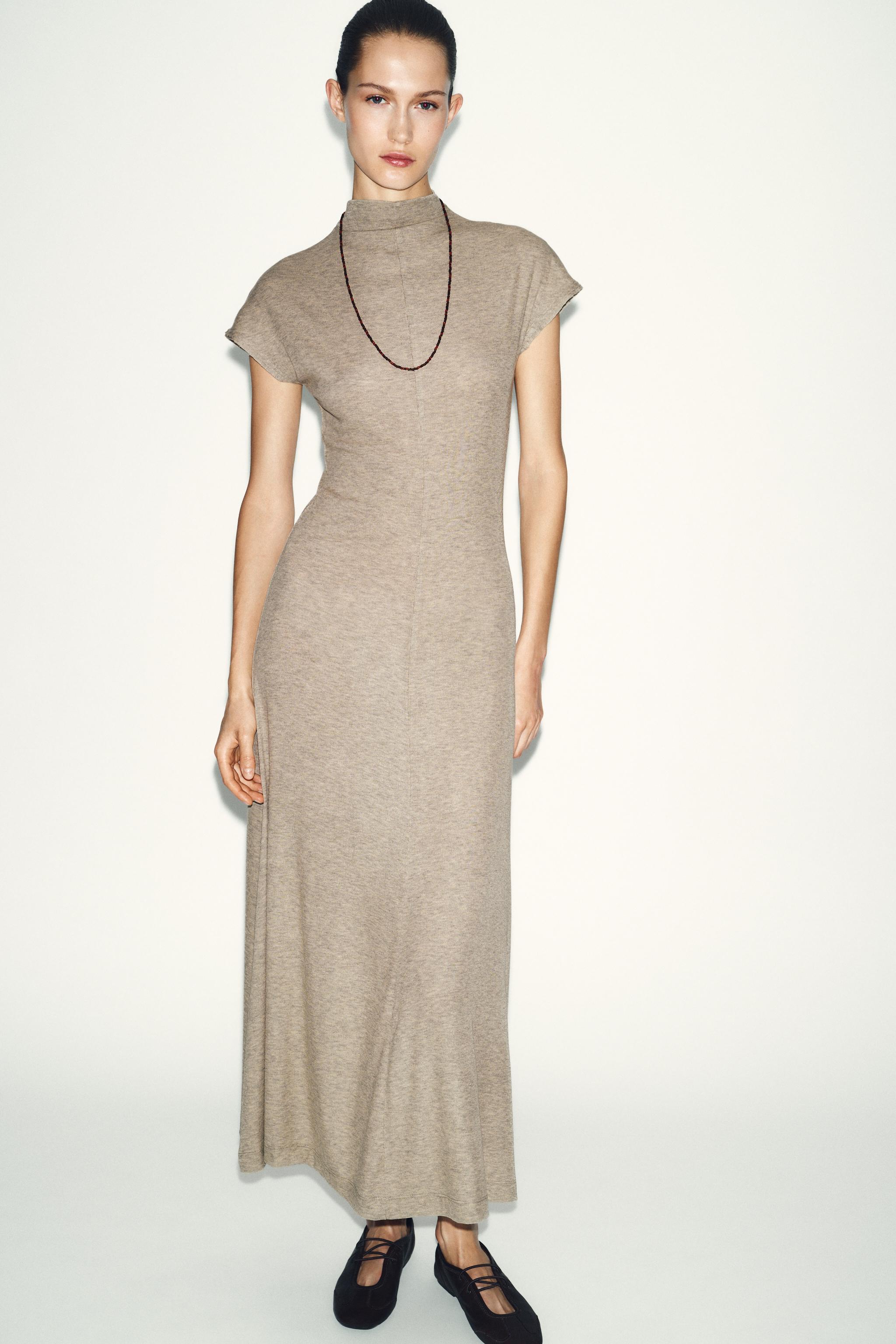 High Neck Maxi Dress