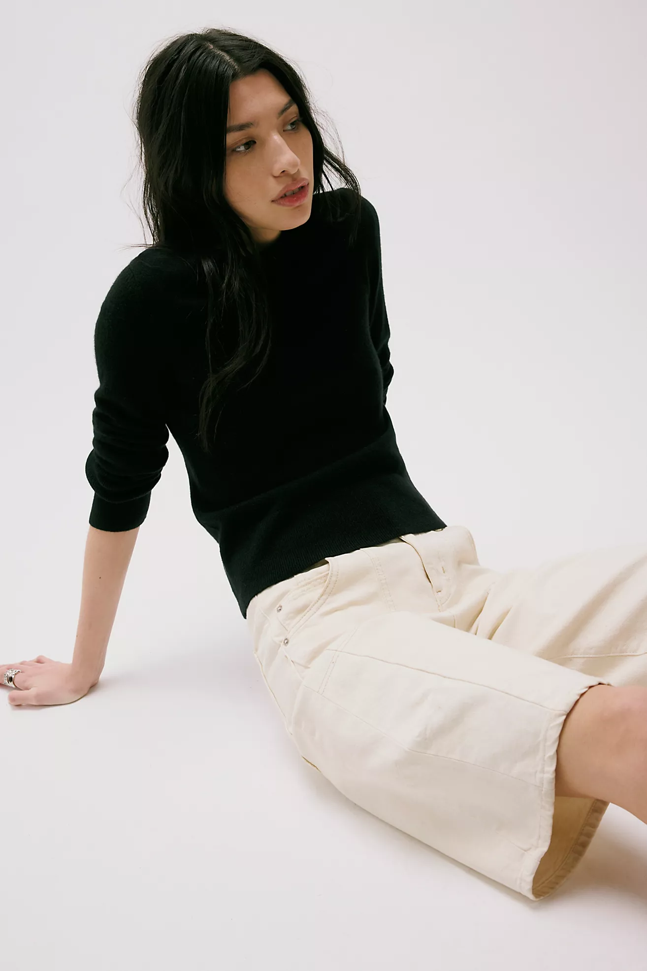 Malibu Cashmere Crewneck Sweater