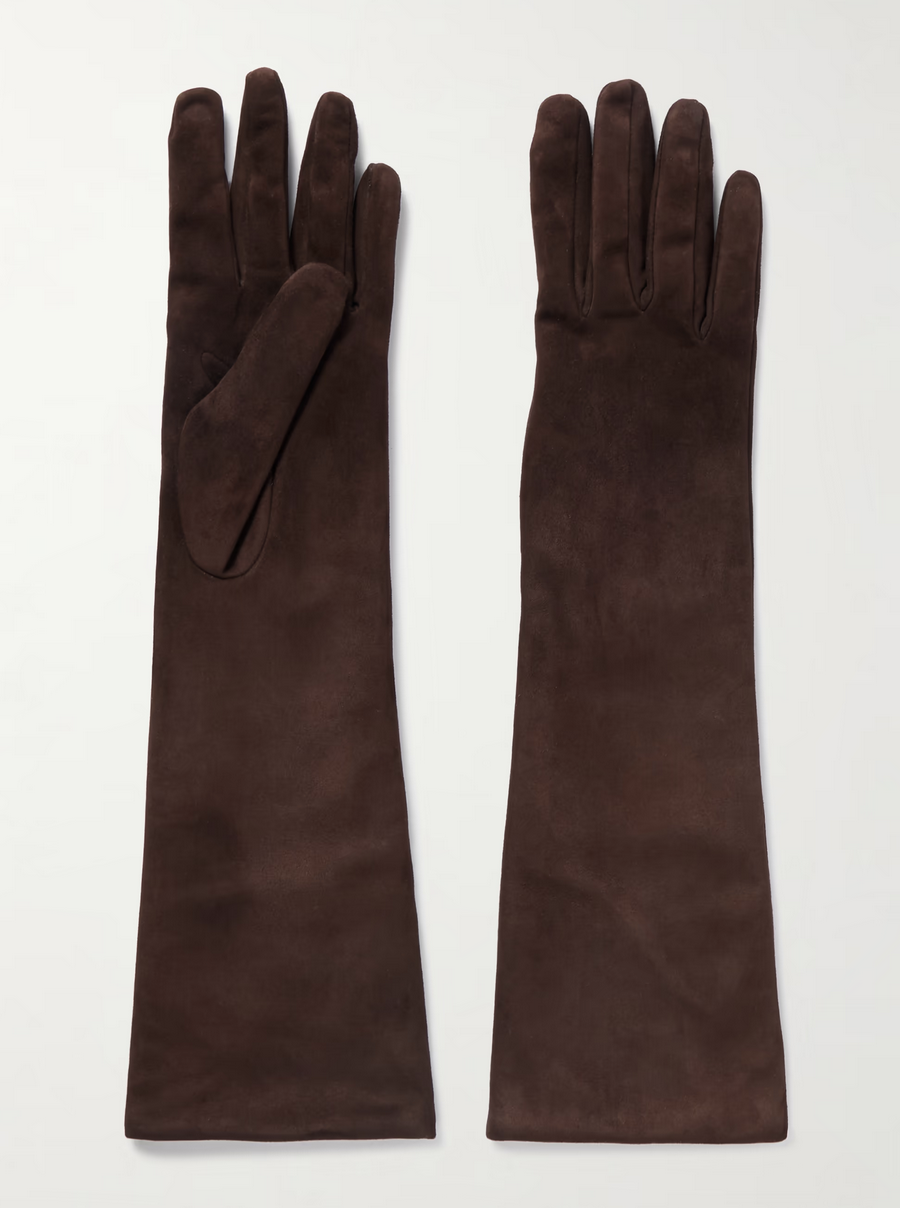 Nour Hammour, Suede Gloves
