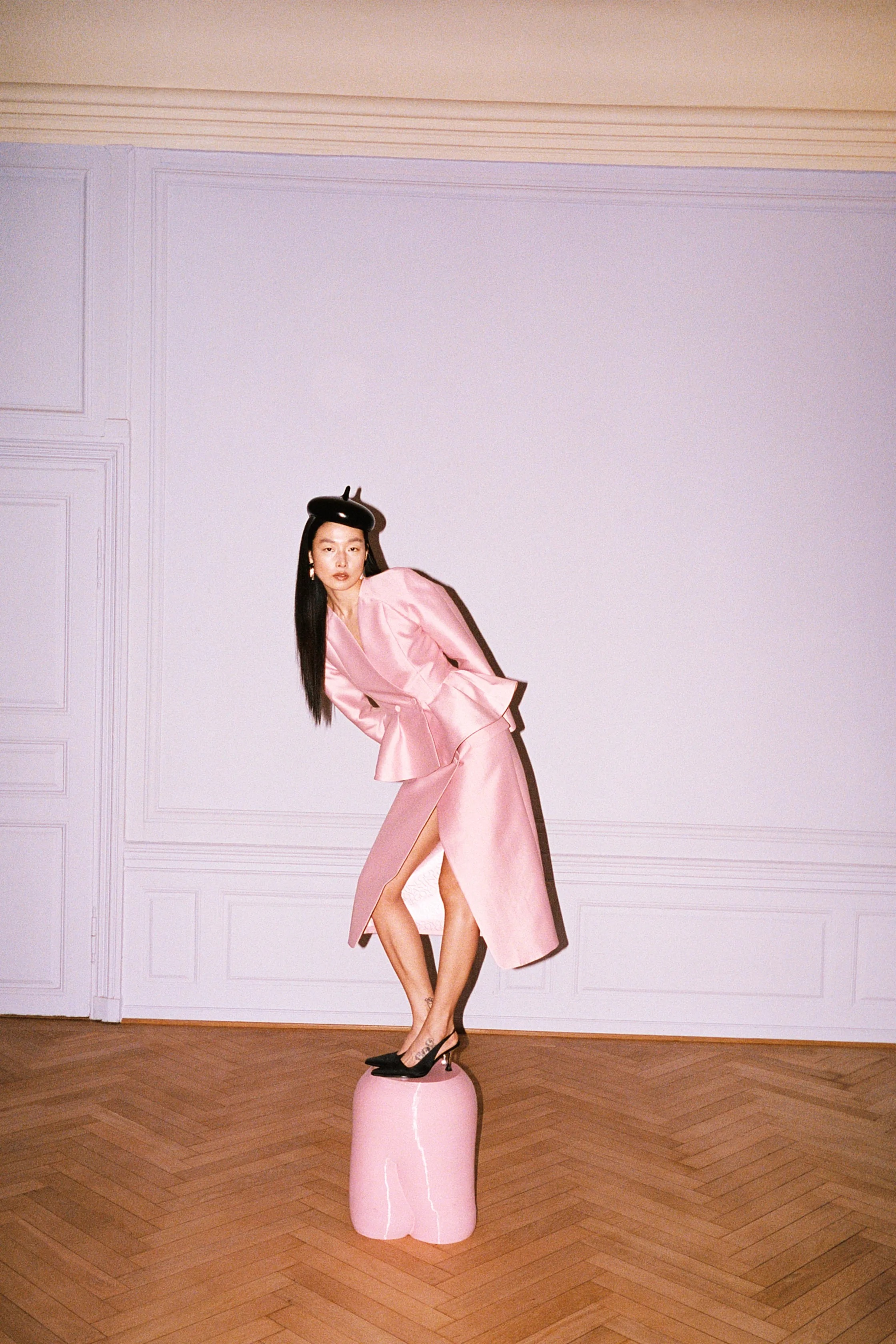 Photo of model on runway at Copenhagen Fashion Week Fall Winter 2026.