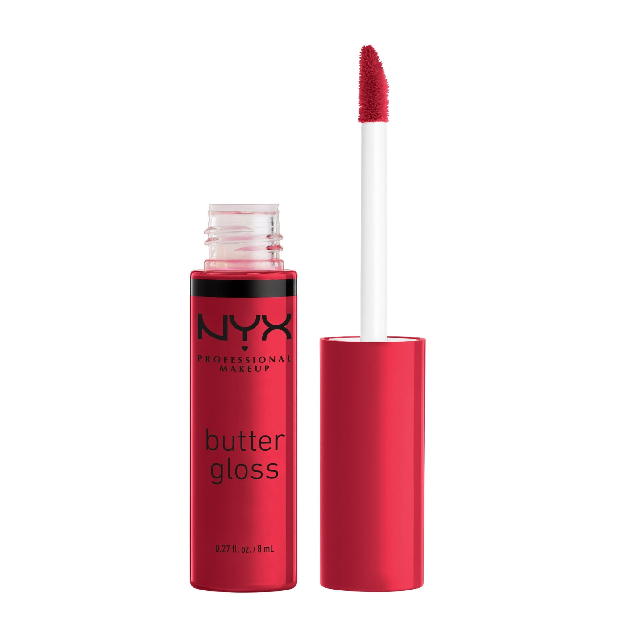 NYX Professional Makeup, Nyx Professional Makeup Butter Gloss, Non-Sticky Lip Gloss, Red Velvet 0.27 Oz