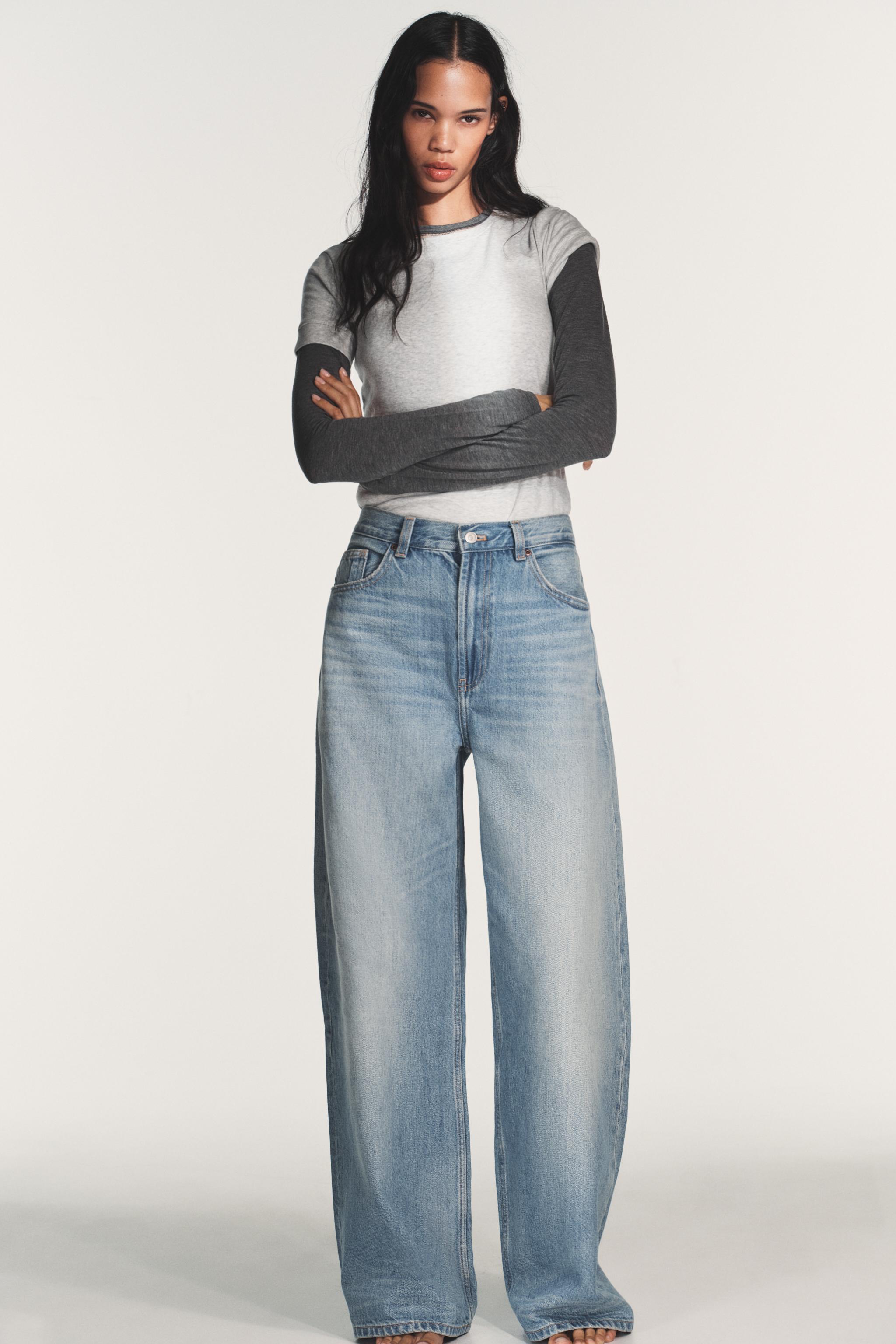 Trf Extra Wide Leg High-Waist Jeans