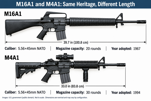 Comparison of M16 and M4